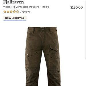 Men’s Fjallraven Vidda Pro Ventilated Trousers